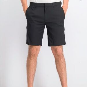 $42 NWT ALFANI Men AlfaTech Stretch Waistband Shorts In Deep Black Size 40